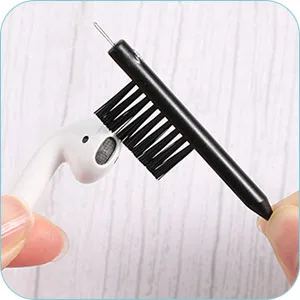 7 Pieces Hearing Aid Cleaning Tools Hearing Aid Amplifier Cleaning Brush with Wax Loop and Magnet, Hear Aid Cleaning Kit with Velvet Bag - product information 6