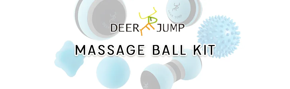6 Piece Massage Ball Set for Myofascial Release, Trigger Point Therapy & Deep Tissue Massage -Large Foam/Small Foam/Lacrosse/Peanut/Spiky & Hand Exercise Ball-Carry Bag & Exercise Guide Included Bule - product information 1