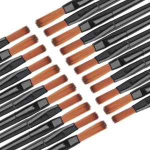 50Pcs/Set Lip Brushes, Disposable Lip Brush Lip Gloss Makeup Brush, Lipstick Gloss Wands Applicator Cosmetic Tool Kits(Black) - product information 3