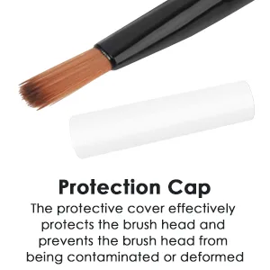 50Pcs/Set Lip Brushes, Disposable Lip Brush Lip Gloss Makeup Brush, Lipstick Gloss Wands Applicator Cosmetic Tool Kits(Black) - product information 5