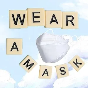 50Pcs Black KF94 Disposable Face Masks 4-Layer Safety Face Mask 50 Count (Pack of 1) Black - face mask