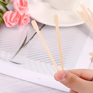 500 Pieces Brow Wax Sticks Small Wax Spatulas Applicator Wood Craft Sticks for Hair Removal Eyebrow Lip, Nose Wax Applicator Sticks - product information 3