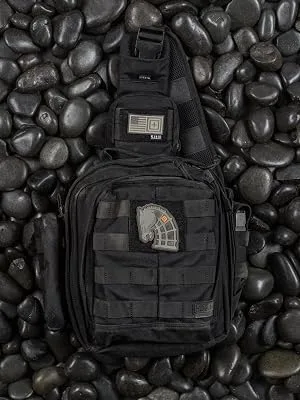 5.11 Rush Moab 6 Tactical Sling Pack Military Molle Backpack Bag, Style 56963 Black - carry sling conceal bag backpack messenger