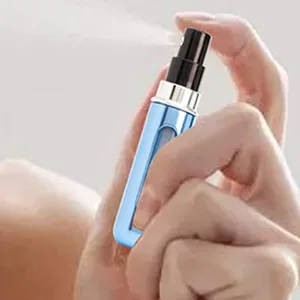 4PCS Refillable Perfume Atomizer Bottle, Portable Travel Perfume Mini Spray Bottles, Cologne Dispenser Perfume Bottles, Portable Empty Perfume Spray Bottle for Travel, Perfume Container with Bag - refillable perfume bottle
