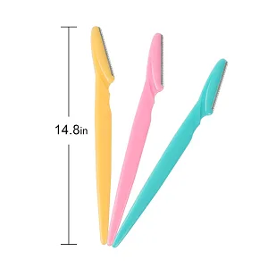 40Pcs Eyebrow Razors Multipurpose Exfoliating Dermaplaning Tool Face Razor and Eyebrow Razors For Women Man With Precision Cover 40 Count (Pack of 1) - product information 7