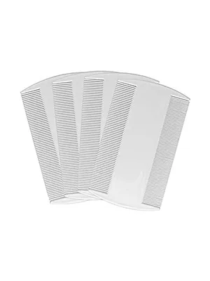 4 Piece White Nit Combs Double-Sided Detection And Removes Head From All Types Of Hair White Nit Comb For Kids Adults And Pets - product information 2