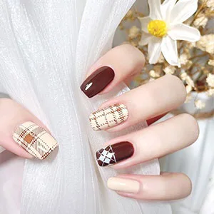 4 PCS Nail Art Stamper Double Sided Silicone Nail Stamper Jelly with Scraper, Visible Clear Nail Stamp for DIY Manicure Nails Combination - Silicone Nail Stamp
