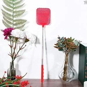 3 PCS Extendable Fly Swatter Plastic Fly Swatter Racket - Bug Swatter Metal Long Handle Fly Swatter Telescoping Fly Swatter - Heavy Duty Fly Swatter Mosquito Swatter Racket - flies swatter bee swatter fly swaters electronic fly swatter large fly swatter fly swatter for food