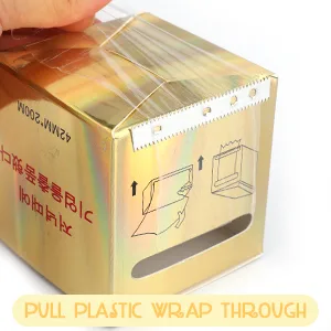 3 PCS Disposable Eyebrow Plastic Wrap Preservative Film,Make Up Supplies Wrap Cover Tape Roll - Eyebrow Tattoo Plastic Wrap