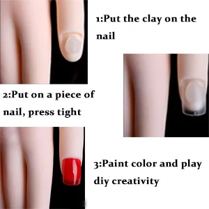2Pcs Practice Hand for Acrylic Nails, Fake Nail Hand Practice, Flexible Bendable Mannequin Rubber Hand,Manicure Practice Hands Nail Art Hand Training Hand for Nail Practice - product information 6