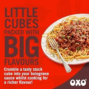OXO 60 Beef Stock Cubes Made With Authentic Meat Juices - 13.33 Oz - Lifestyle Image