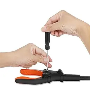 2-Pack Foldable Grabber Reacher Tool with Light, 32 Inch Trash Picker Grabber, Reacher Claw Grabber for Elderly, 90Rotating Anti-Slip Jaw, Durable Stick, Magnet Hook Orange - trash grabbers and pickers