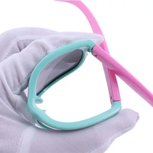 2Pack Blue Light Blocking Glasses for Kids Unbreakable Computer Screen Glasses for Boys & Girls - 2 Pack(Transparent Pink+ Leopard) - detail