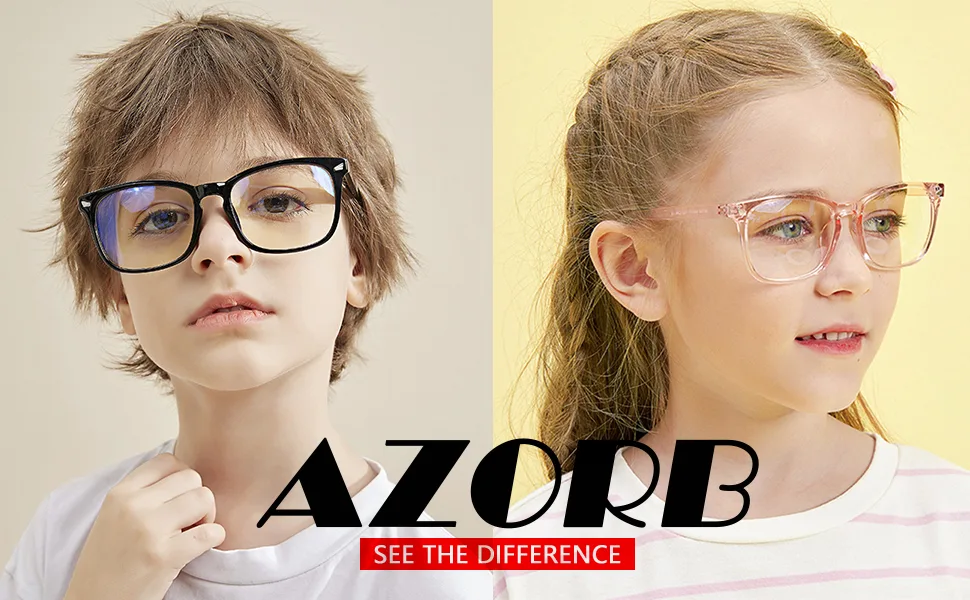 2Pack Blue Light Blocking Glasses for Kids Unbreakable Computer Screen Glasses for Boys & Girls - 2 Pack(Transparent Pink+ Leopard) - Seller show
