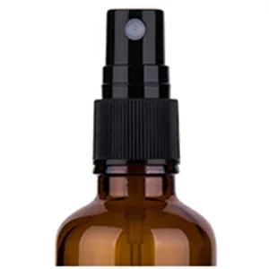 2oz Amber Glass Spray Bottles for Essential Oils, Small Empty Spray Bottle, Fine Mist Spray, Set of 3 Black Amber - small spray bottle