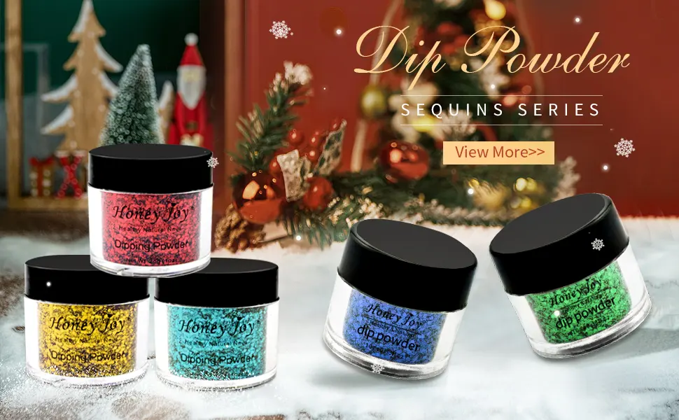 28g/Box Shine Silver Glitter Hexagon Sequins Paillette Dip Powder Nails Dipping Nails Long-lasting Nails No UV Light Needed, (No.122) Blue - iridescent glitter dip powder Sequins Paillette dip powder dipping powder honey joy holographic