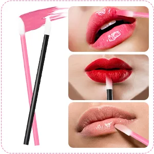 260 Pieces Disposable Makeup Tools Kit, Includes Eyeliner Brushes Mascara Wands Lipstick Applicators Plastic Storge Box Short Waterproof Cape Stainless Steel Makeup Palette and Spatula (Mixed Color) - product information 4