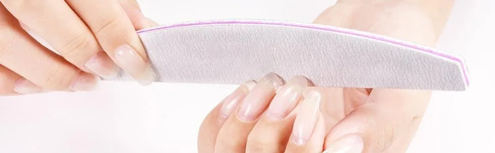 25 Pieces 100/180 Grits Nail Files and Buffers Professional Double Sided Emery Boards Manicure Tool for Acrylic Nails 25 Count (Pack of 1) - product information 6