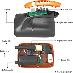 20PSI High Pressure SUP Air Pump, Dual Stage Inflation & Deflation Function Paddle Board Pump, for Inflatable Stand Up Paddle Boards, Boats, Tent Kayaks Orange - product information 3