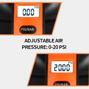 20PSI High Pressure SUP Air Pump, Dual Stage Inflation & Deflation Function Paddle Board Pump, for Inflatable Stand Up Paddle Boards, Boats, Tent Kayaks Orange - product information 6
