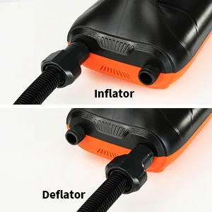 20PSI High Pressure SUP Air Pump, Dual Stage Inflation & Deflation Function Paddle Board Pump, for Inflatable Stand Up Paddle Boards, Boats, Tent Kayaks Orange - product information 7