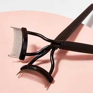 2 Pcs Eyelash Comb 17IF Makeup Mascara Separator Metal Teeth eyelashes Definer with Comb Cover for Women Mascara applicator Brushes Tool - product information 9
