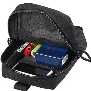 2 Pack Molle Pouches - Tactical Compact Water-Resistant EDC Pouch Black - product information 3