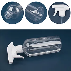 16.9 oz Plastic Spray Bottle Trigger Empty Spray Bottles Clear Refillable Container for Water, Essential Oils, Hair, Cleaning Products, Adjustable Head Sprayer and Stream (2 Pack) Clear 2 Count (Pack of 1) - spray bottle