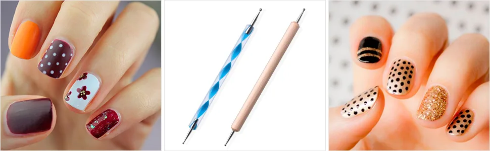 10PCS Dotting Tools Set for Nail Art, Embossing Stylus for Painting - product information 3