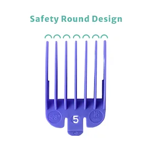 10 Professional Hair Clipper Guards Cutting Guides Fits for Most Wahl Clippers with Organizer, Color Coded Clipper Combs Replacement - 1/16" to 1" - product information 5