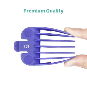 10 Professional Hair Clipper Guards Cutting Guides Fits for Most Wahl Clippers with Organizer, Color Coded Clipper Combs Replacement - 1/16" to 1" - product information 7