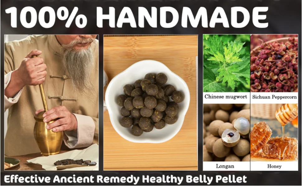 (60 Pcs) Mugwort Belly Patch, Natural Plant Abdomen Navel Patch, Use at Home, Suitable for Women and Men 60pcs - product information 2