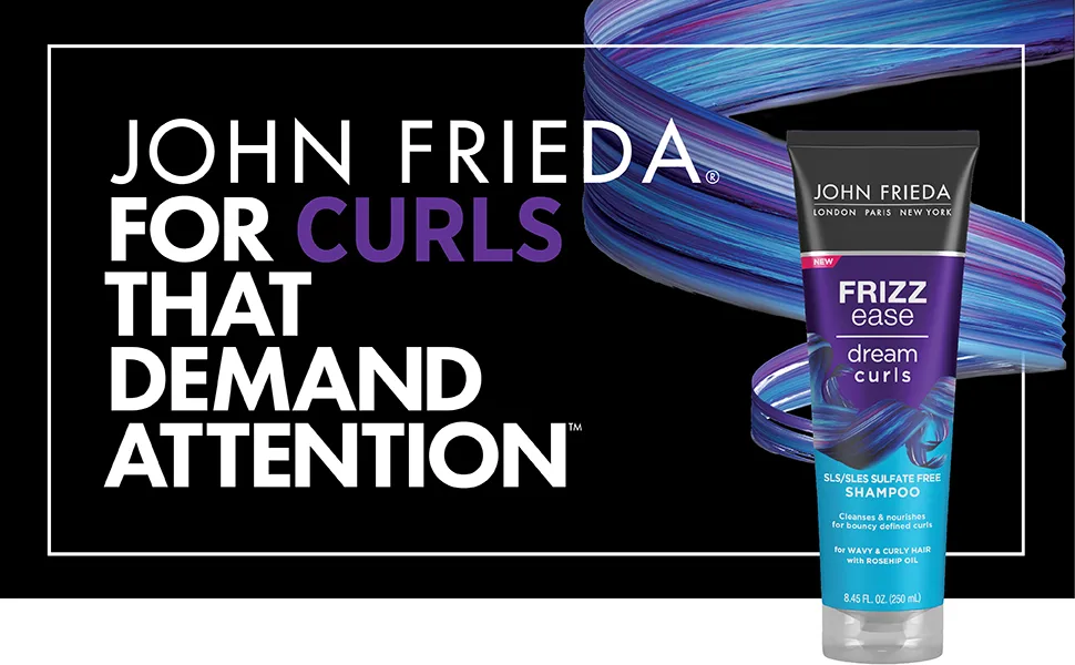 Frizz Ease Dream Curls - Shampoo - 8.45 Oz. - John Frieda for curls that demands attention