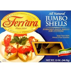 Ferrara Mini Cannoli Shells, 12-Count, 3 Ounce Boxes (Pack of 12) - jumbo shells