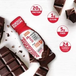 SlimFast Advanced Energy Caf, Mocha Cappuccino  Meal Replacement Shake  High Protein, 11oz Bottle  (Pack of 15) - energy rich chocolate