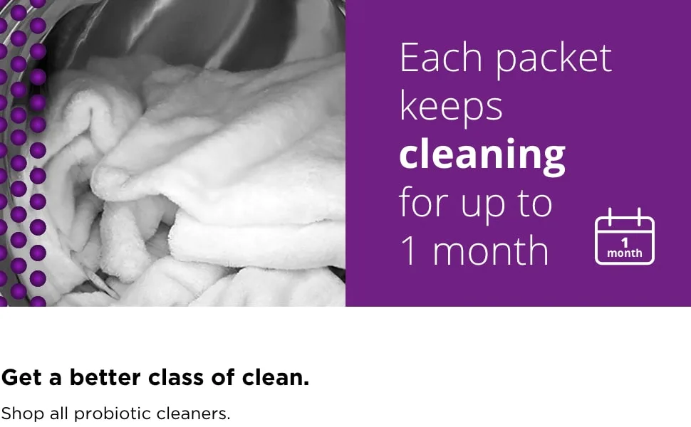Smart Choice 10SCPROL02 Washer Washing Machine Cleaner, Carton of 6 Packets - Each packet cleans for up to 1 month