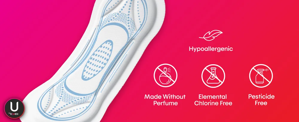 U by Kotex Security Maxi Feminine Pads, Heavy Absorbency, Unscented, 132 Count (3 Packs of 44) (Packaging May Vary) Heavy Absorbency (132 Count) - UbK Security Maxi Heavy