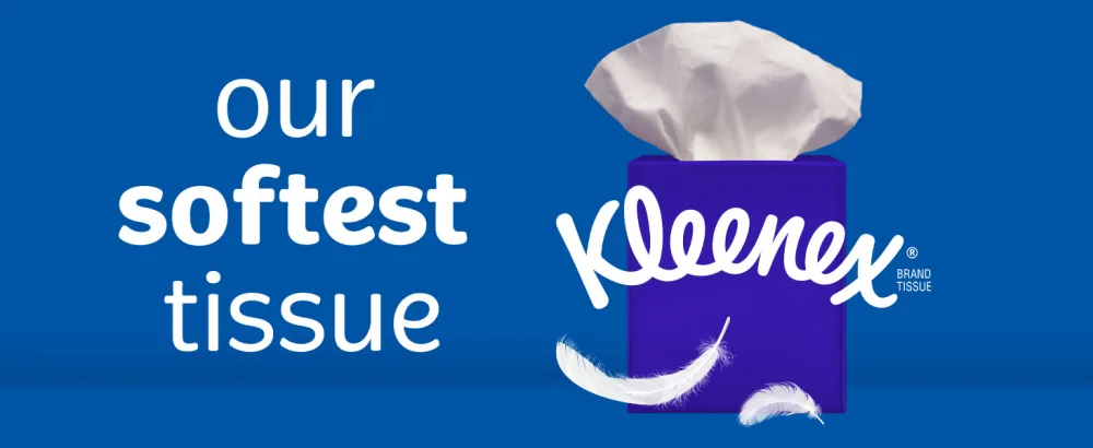 Kleenex Ultra Soft Facial Tissues, 65 Count (Pack of 4) (260 Total Tissues) 1 - our softest tissue