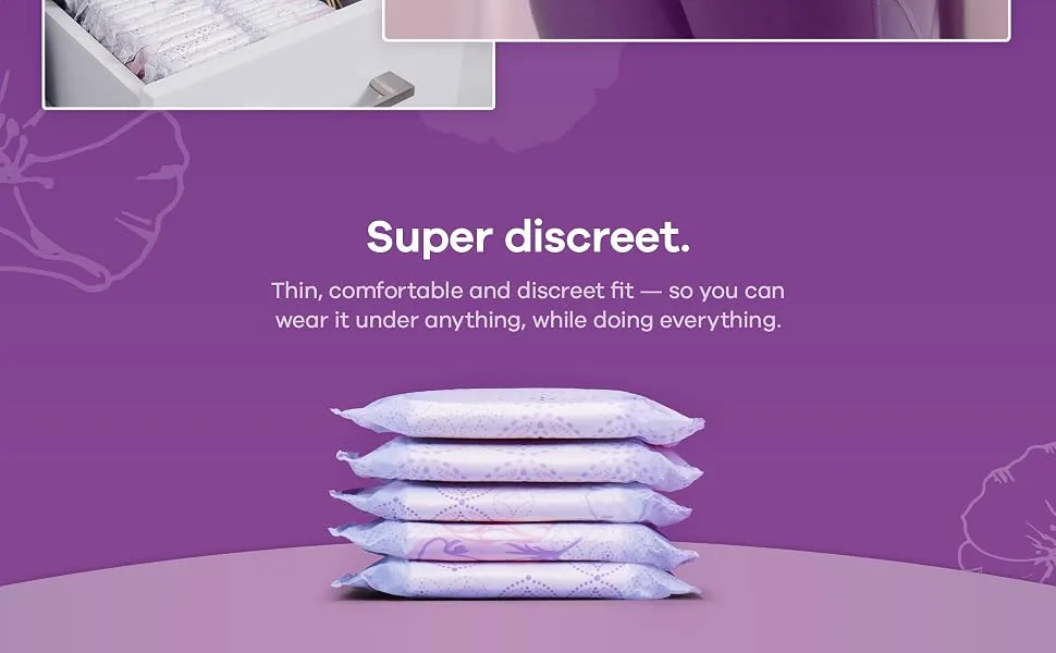 Always Discreet, Incontinence & Postpartum Pads For Women, Size 4, Moderate Absorbency, Regular Length, 66 Count X 3 Packs (198 Count Total) - Super discreet.