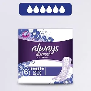 Always Discreet, Incontinence & Postpartum Liners For Women, Size 2, Very Light Absorbency, Long Length, 44 Count X 3 Packs (132 Count Total) - product information 9