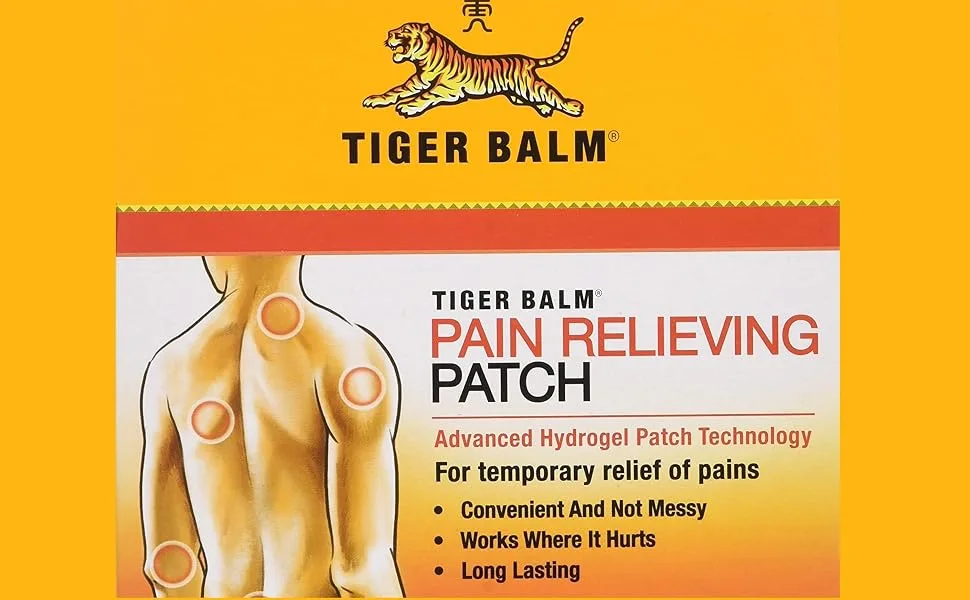 Tiger Balm Patch, Pain Relieving Patch, 4"x2.75", 5 Count (Pack of 6) - product information 1