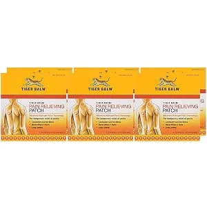Tiger Balm Patch, Pain Relieving Patch, 4"x2.75", 5 Count (Pack of 6) - product information 3