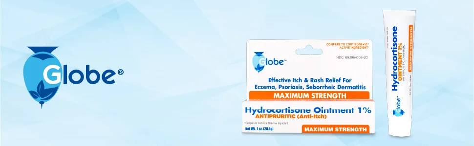 Hydrocortisone Maximum Strength Transparent Ointment 1%,1 oz | Anti-Itch Topical Ointment for Redness, Swelling, Itching, Rash, Dermatitis, Bug/Mosquito Bites, Eczema, Hemorrhoids & More | (3 PACK) - Hydro Ointment