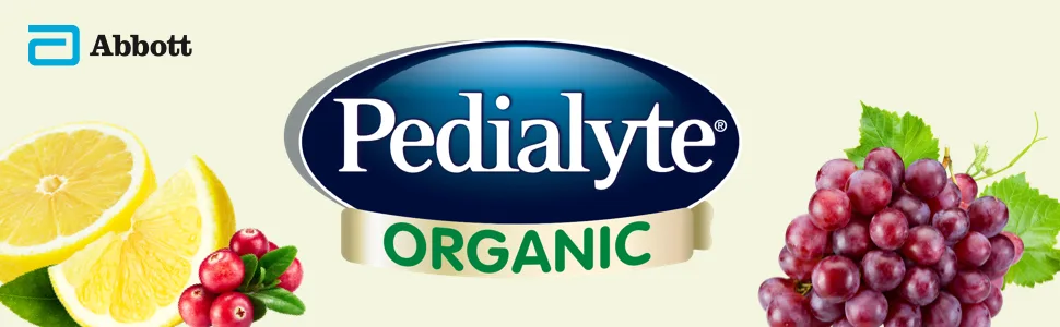 Pedialyte Organic Electrolyte Drink, Advanced Hydration for Kids & Adults, With Zinc for Immune Support, Grape, 1 Liter 33.8 Fl Oz (Pack of 4) - product information 1