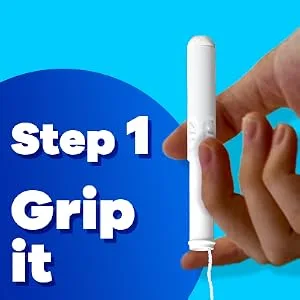 Tampax Tampons, Super Absorbency, Cardboard Applicator, Leakgaurd Skirt, Unscented, 20 Count X 4 Packs (80 Count Total) 20 Count (Pack of 4) Super - Grip it