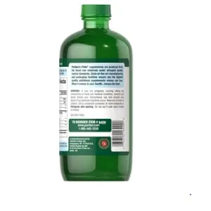 Puritan's Pride Organic Flaxseed Oil, Cold-Pressed, Source of Vegetarian Omega 3-6-9, 16 Fluid Ounce, Pack of 1 (Packaging may vary) - product information 2