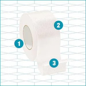 Nexcare Durapore Durable Cloth Tape 1" X 10 yd, 2 ea (Pack of 3) - product information 4