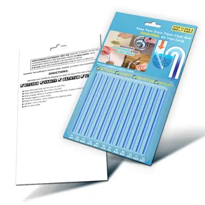 Drain Sticks Drain Stix Drain Cleaner & Deodorizer Sticks Drainstix for Clogs Kitchen Bathroom Sinks Unclog Eliminate Odor Septic Tank(48pack) - product information 2