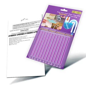 Drain Sticks Drain Stix Drain Cleaner & Deodorizer Sticks Drainstix for Clogs Kitchen Bathroom Sinks Unclog Eliminate Odor Septic Tank(48pack) - product information 3