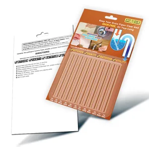 Drain Sticks Drain Stix Drain Cleaner & Deodorizer Sticks Drainstix for Clogs Kitchen Bathroom Sinks Unclog Eliminate Odor Septic Tank(48pack) - product information 4